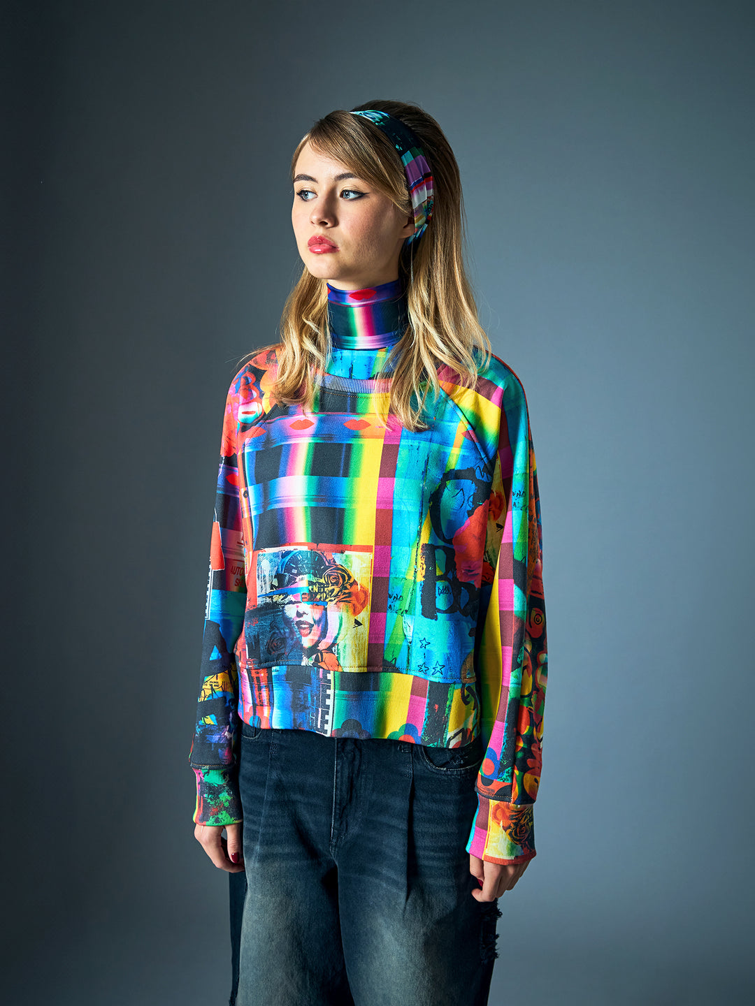 Snapshot Cotton Sweatshirt