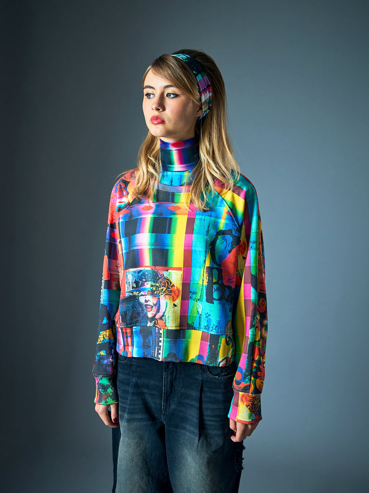 Snapshot Cotton Sweatshirt