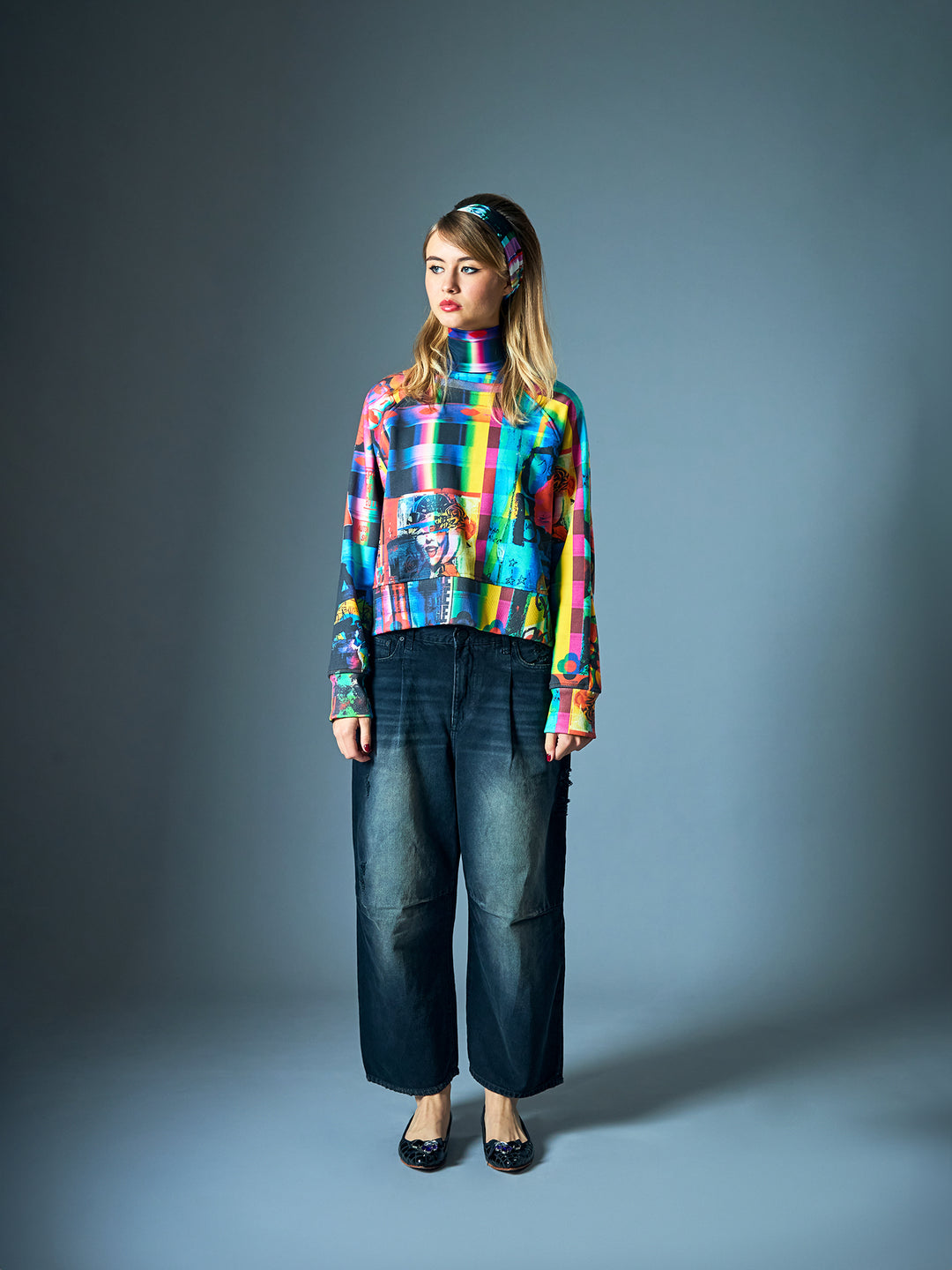 Snapshot Cotton Sweatshirt