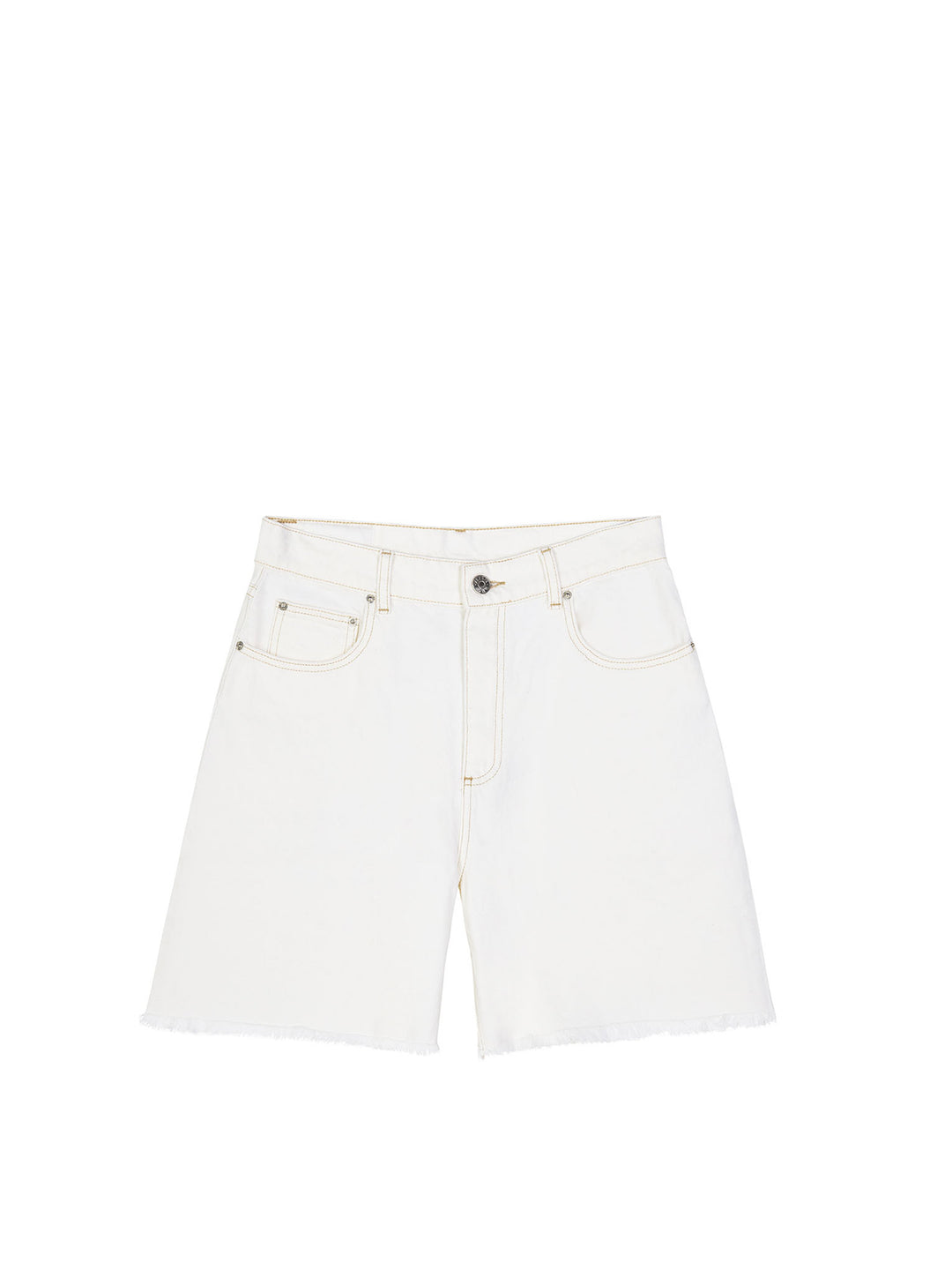 Distressed Denim Shorts