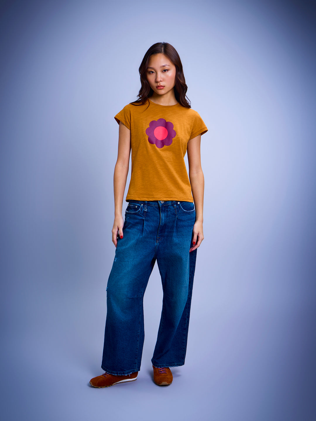 Flora Cotton T-shirt