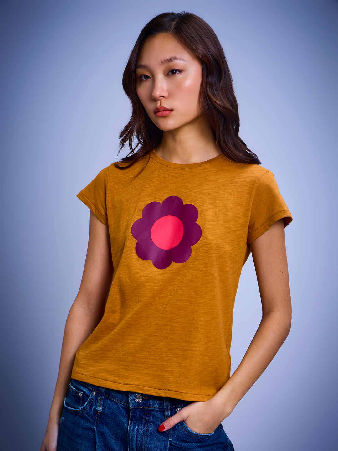 Flora Cotton T-shirt
