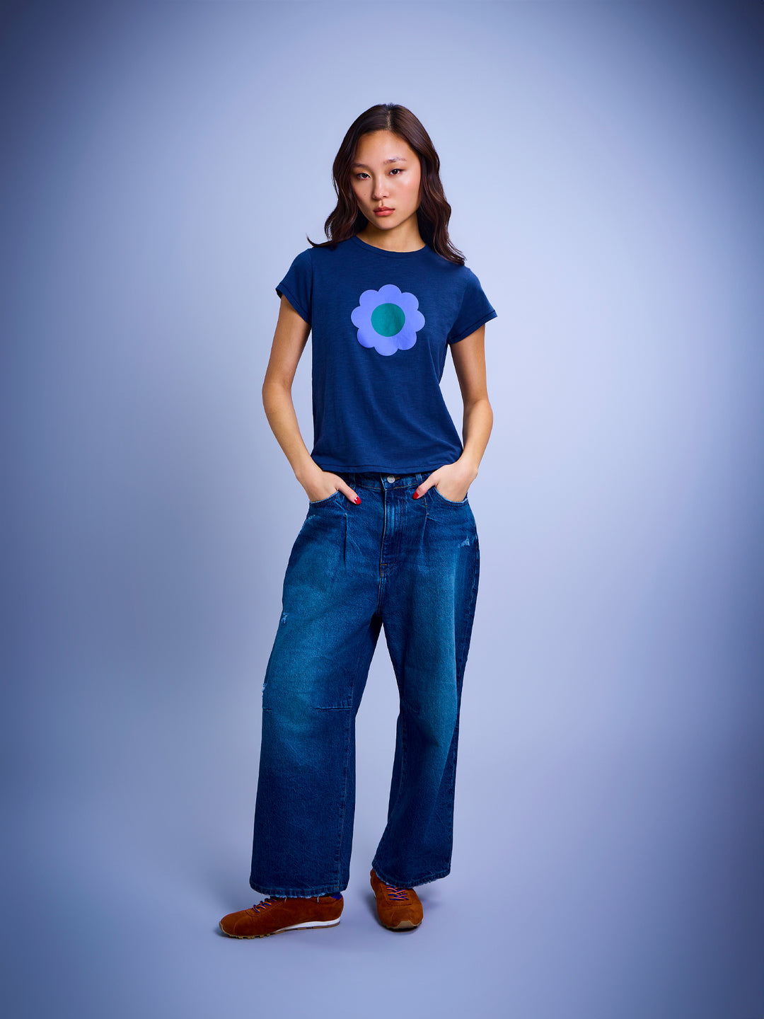 Flora Cotton T-shirt