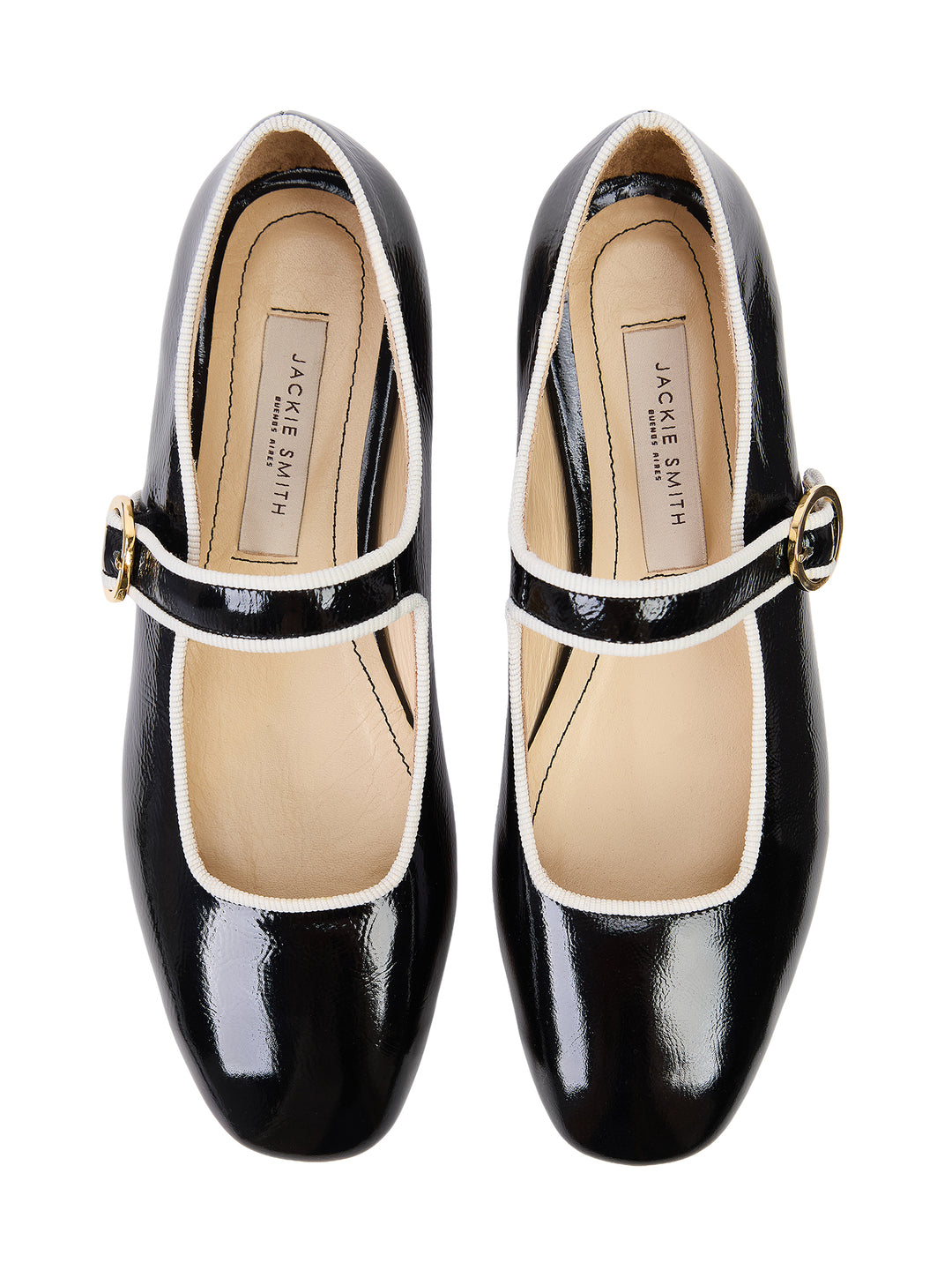 Romy Patent Leather Ballet Flats