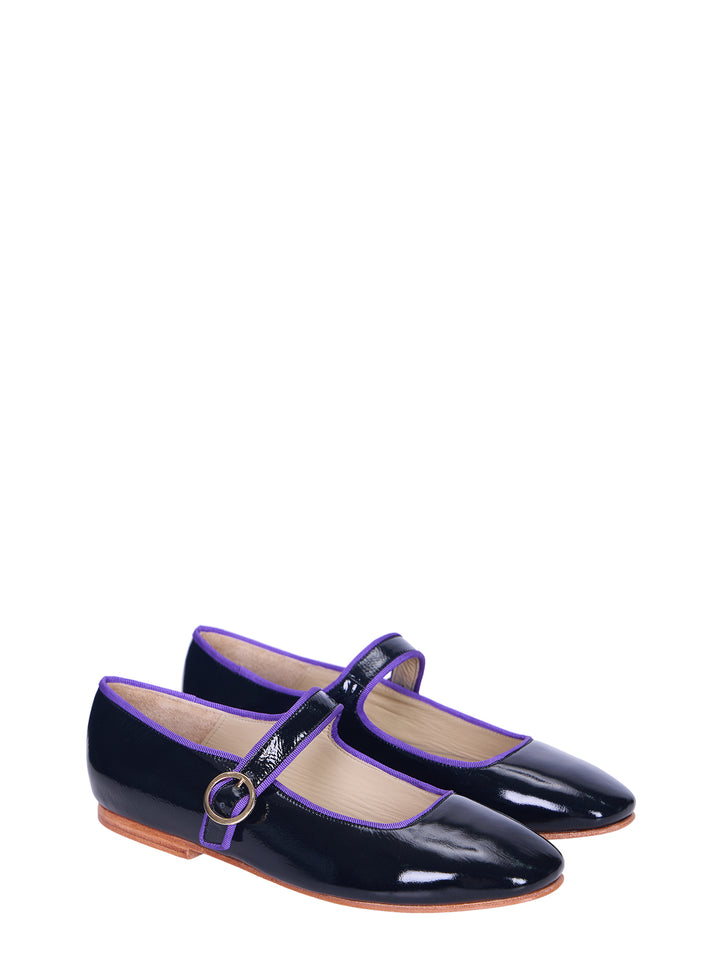 Romy Patent Leather Ballet Flats