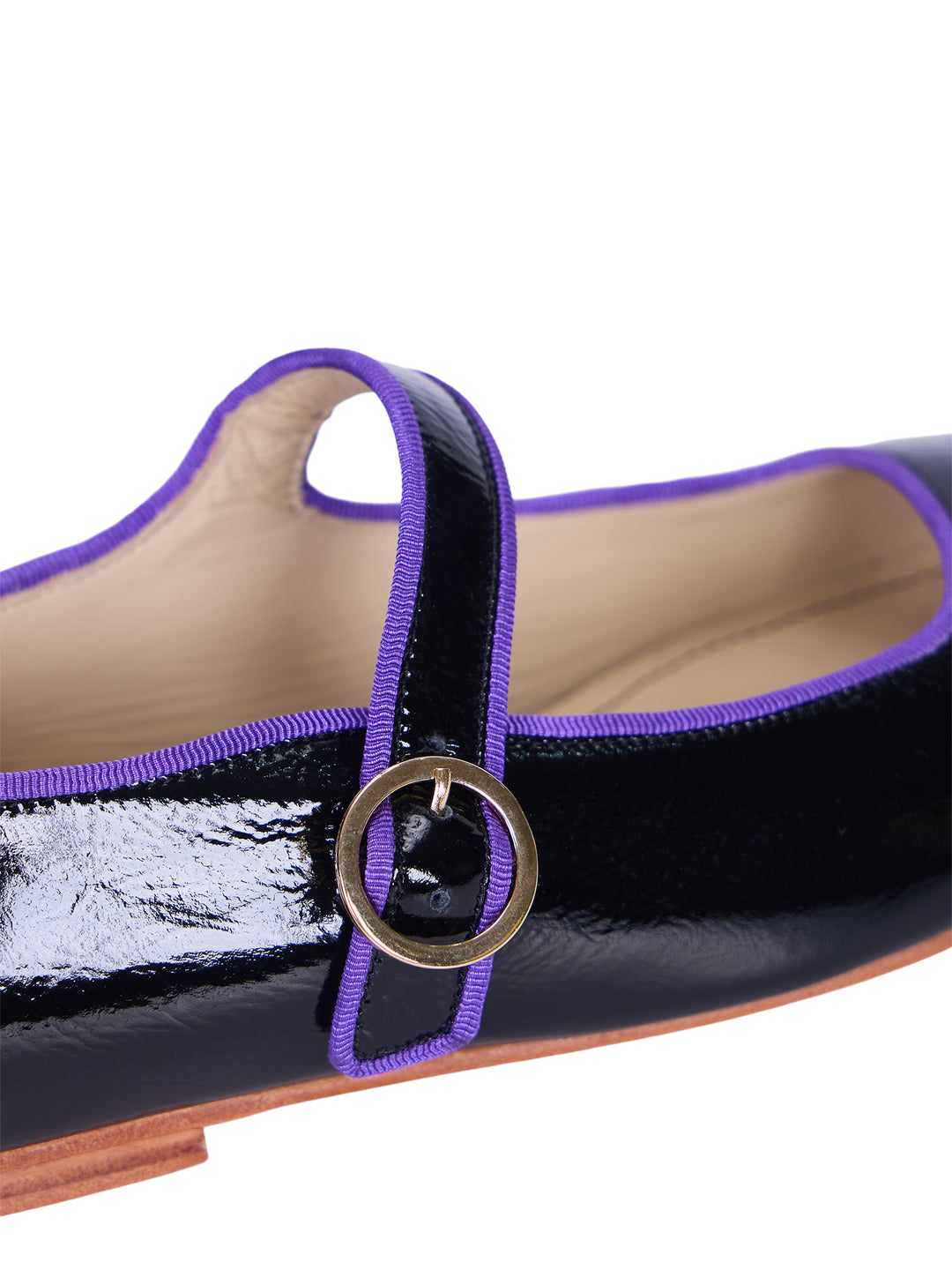 Romy Patent Leather Ballet Flats