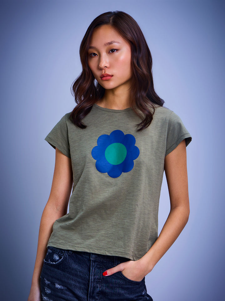 Flora Cotton T-shirt
