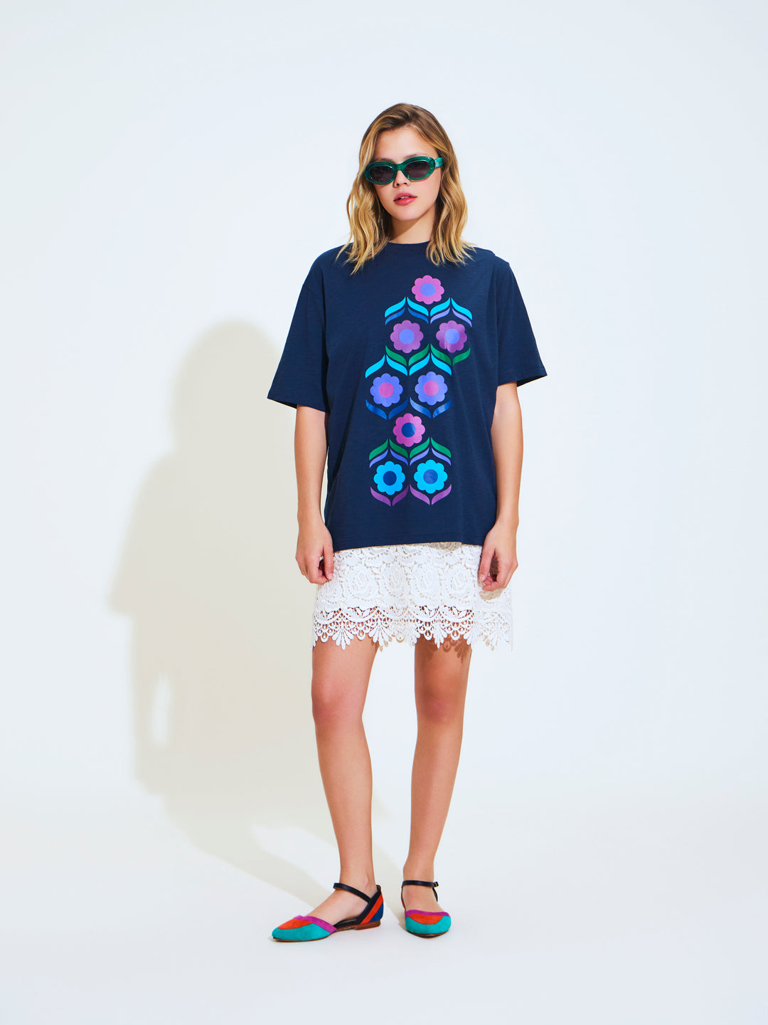 Sunday Flowers Tee
