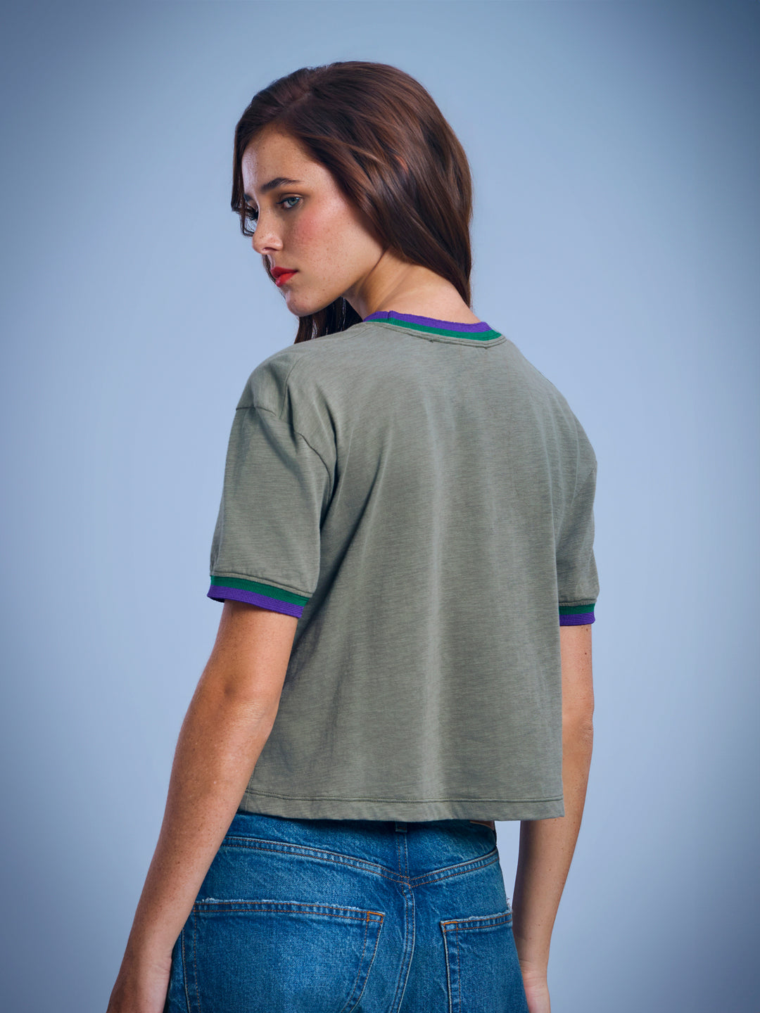 Varsity 07 Cropped T-shirt