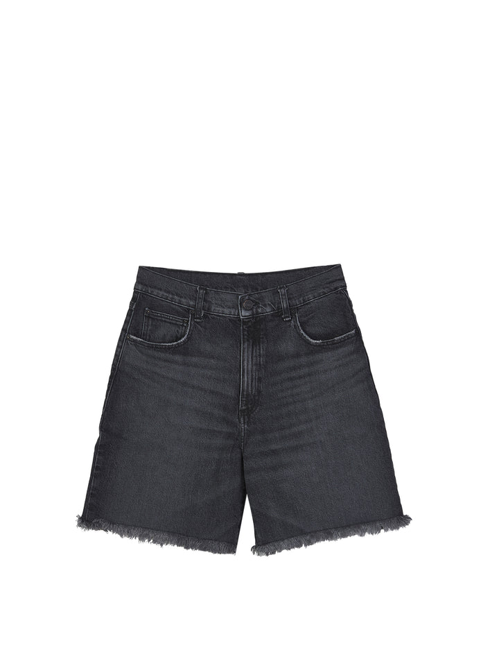 Distressed Denim Shorts