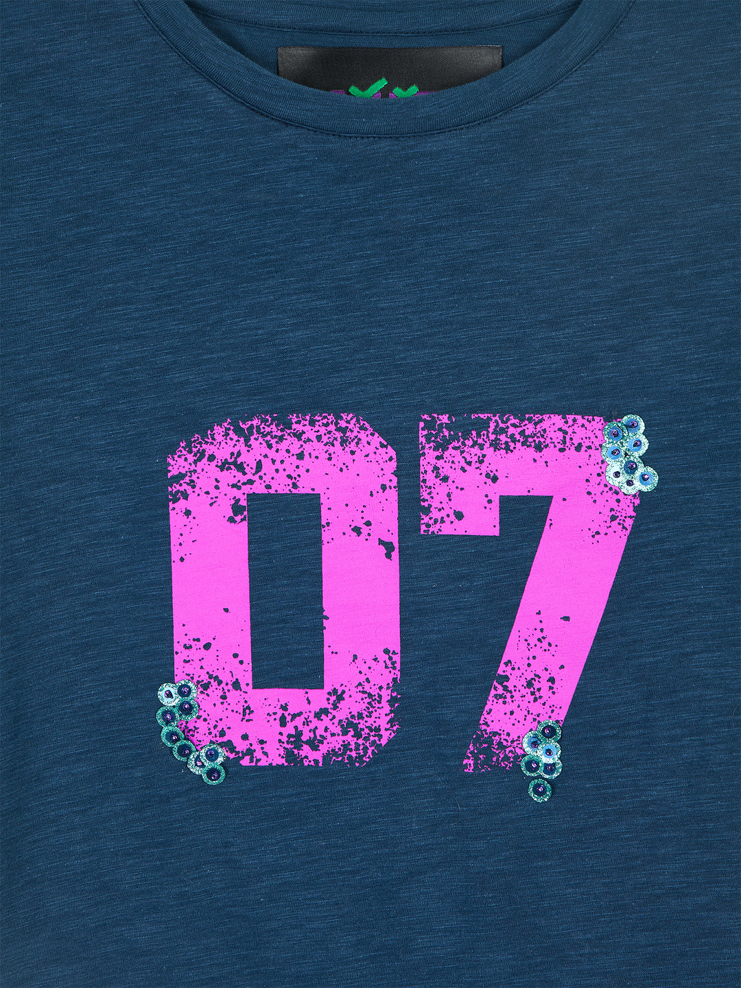 Embellished Cotton T-shirt