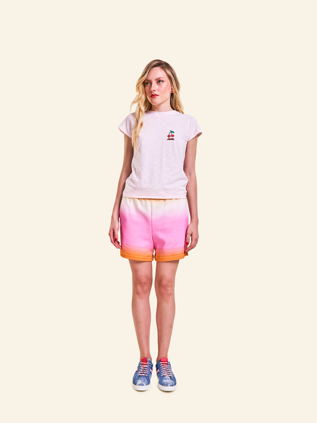 Macaron Cotton Shorts