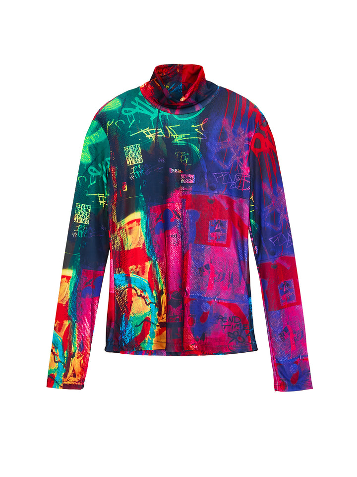 Snapshot Jersey Turtleneck