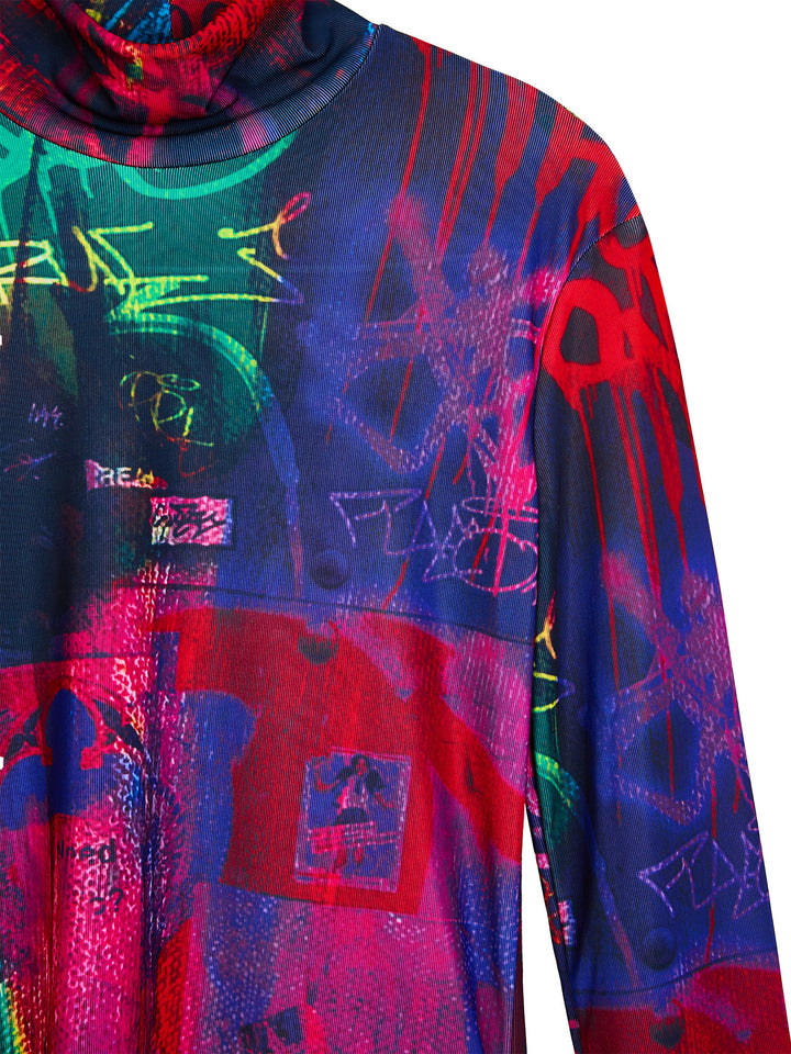 Snapshot Jersey Turtleneck