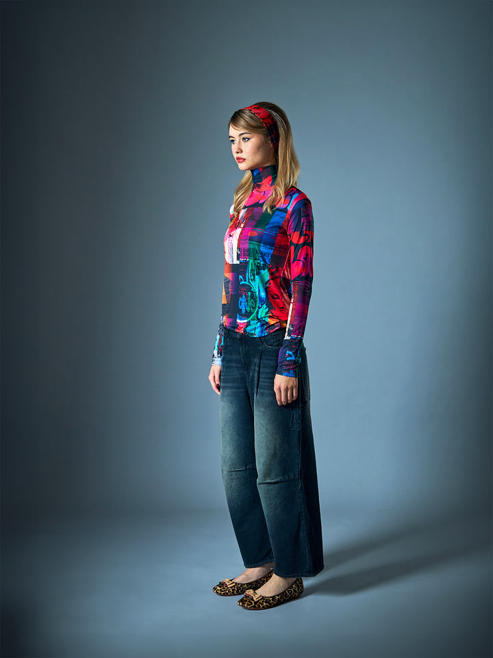 Snapshot Jersey Turtleneck
