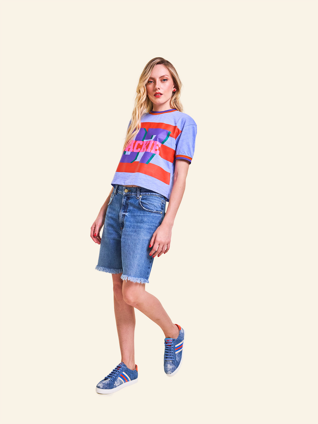 Varsity 07 Cropped T-shirt