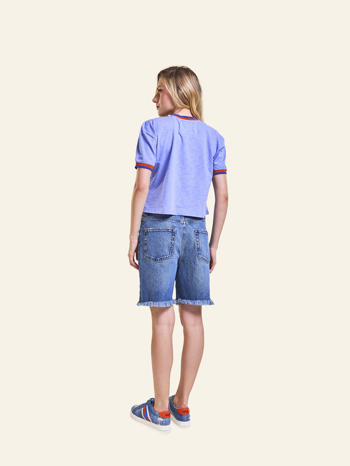 Varsity 07 Cropped T-shirt