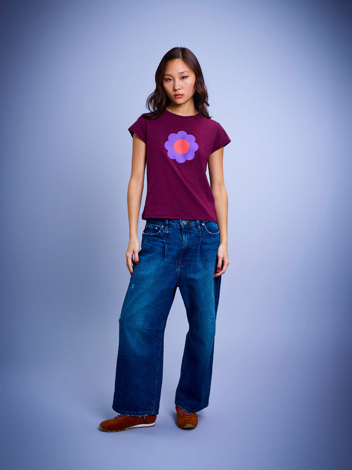 Flora Cotton T-shirt