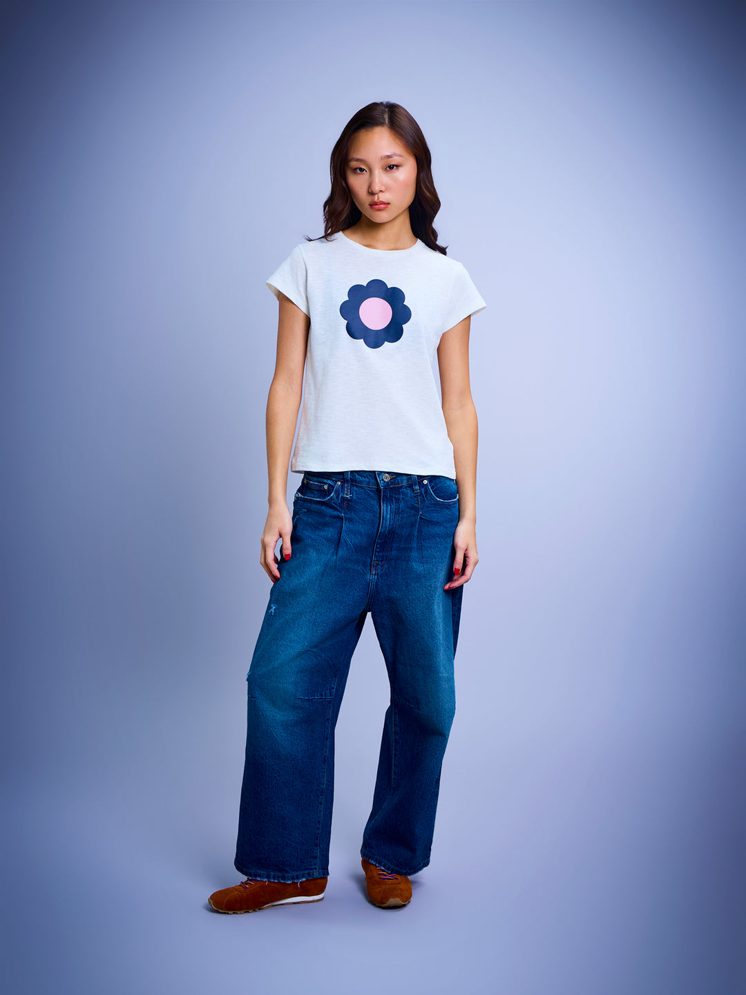 Flora Cotton T-shirt