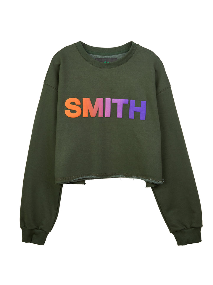 Macaron Cropped Sweatshirt