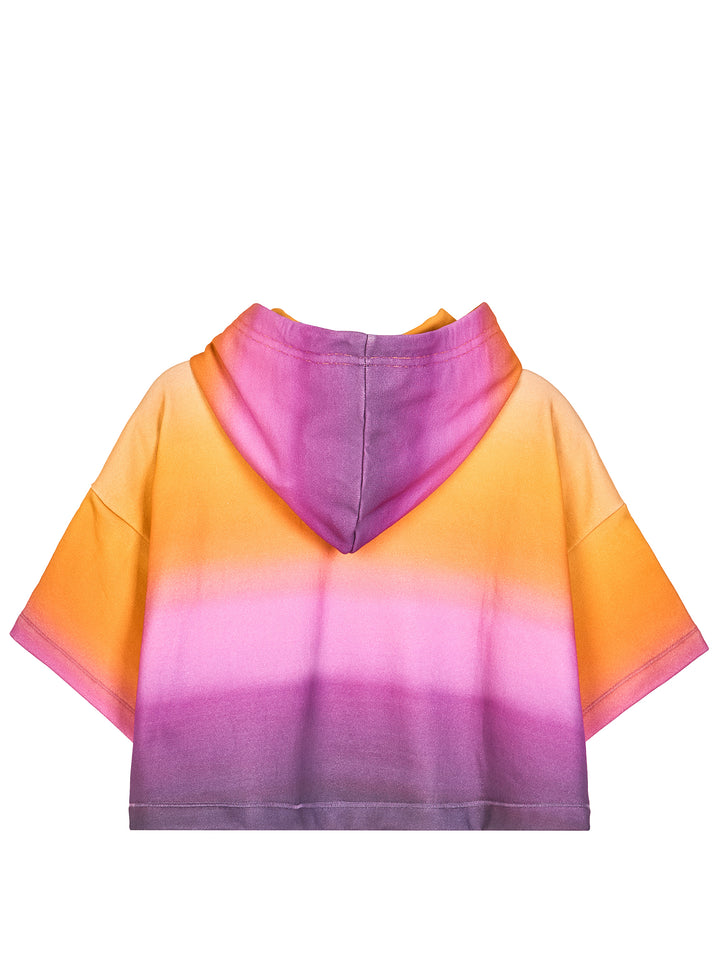 Macaron Cropped Sweatshirt