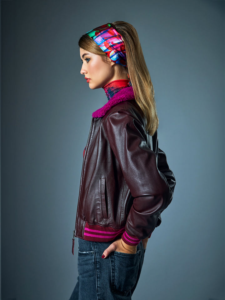 Leather Bomber Jacket Limited Edition