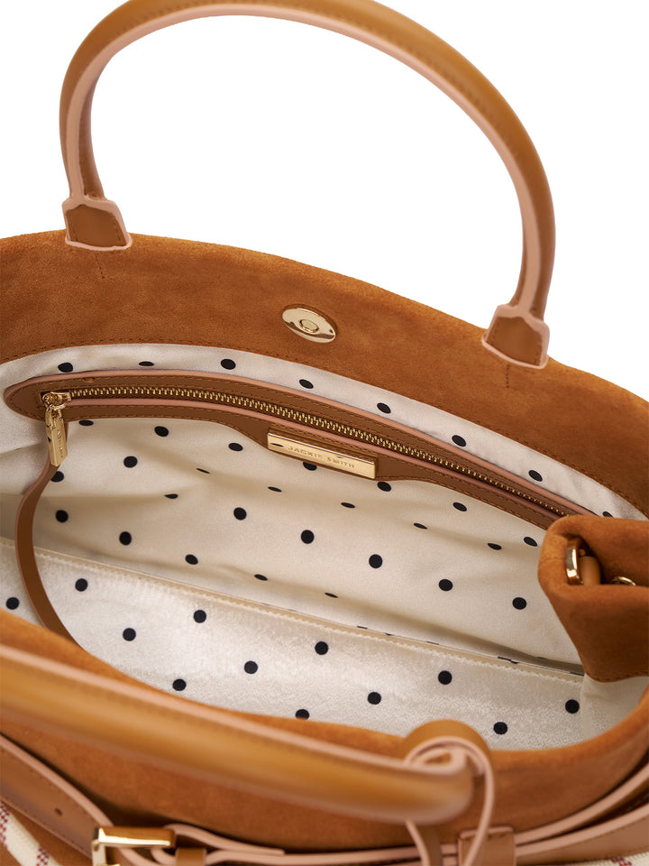 Suede Tote Bag
