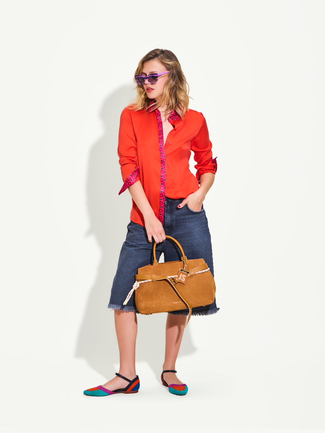 Suede Tote Bag
