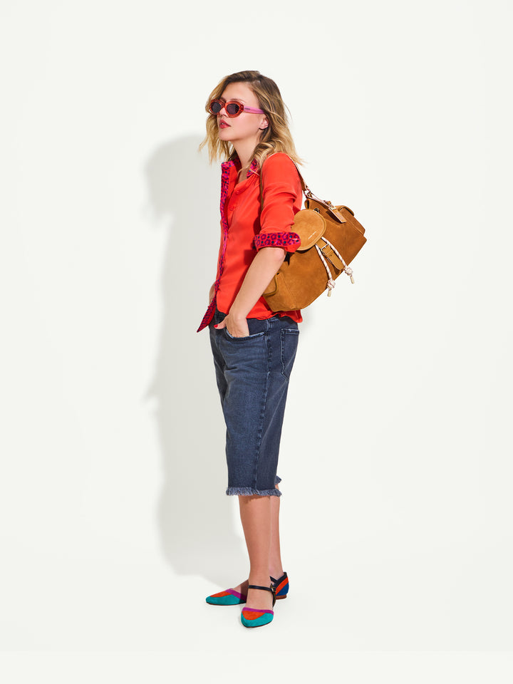 Suede Shoulder Bag