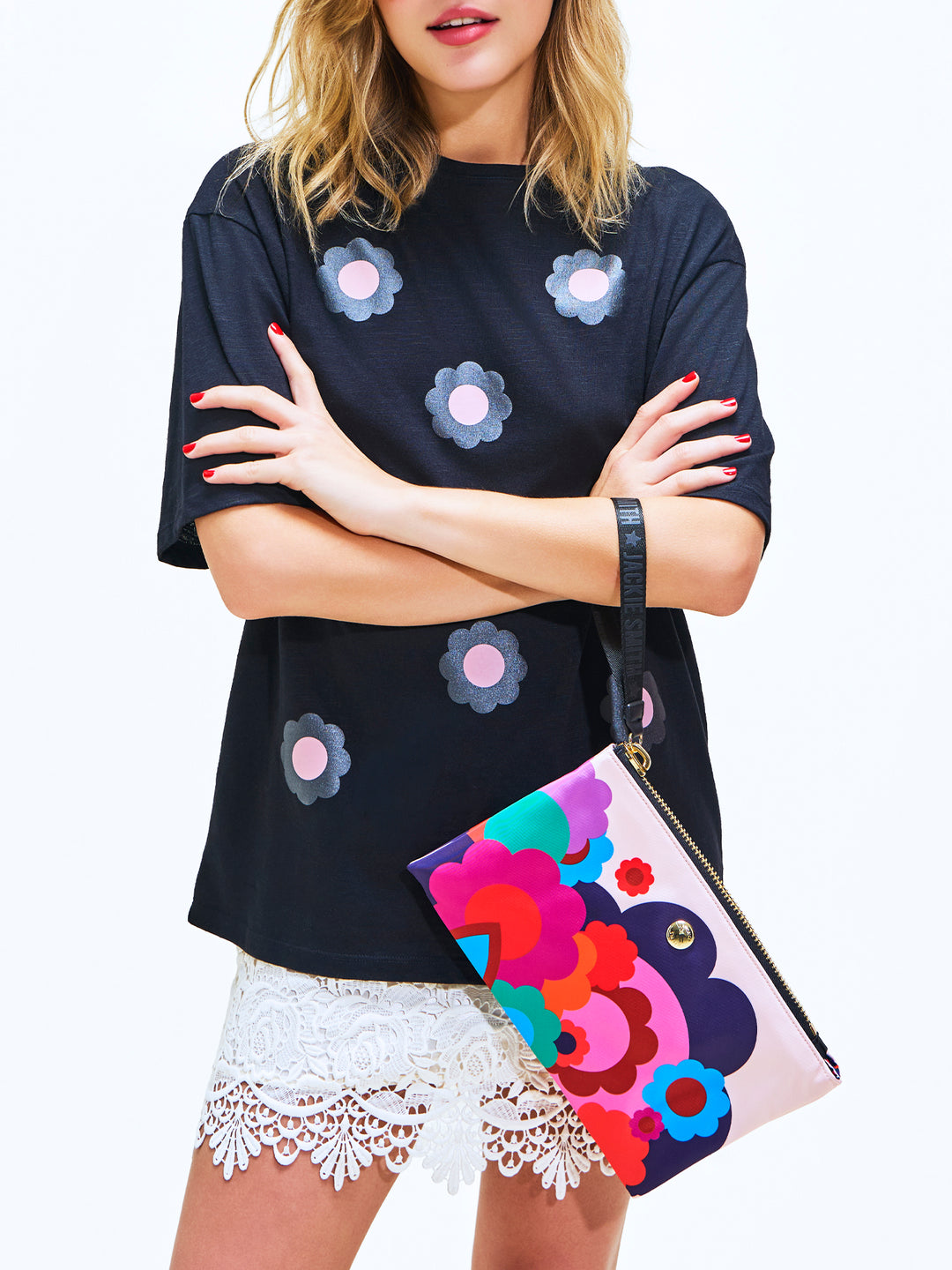 Dear Midi Clutch in Bloom