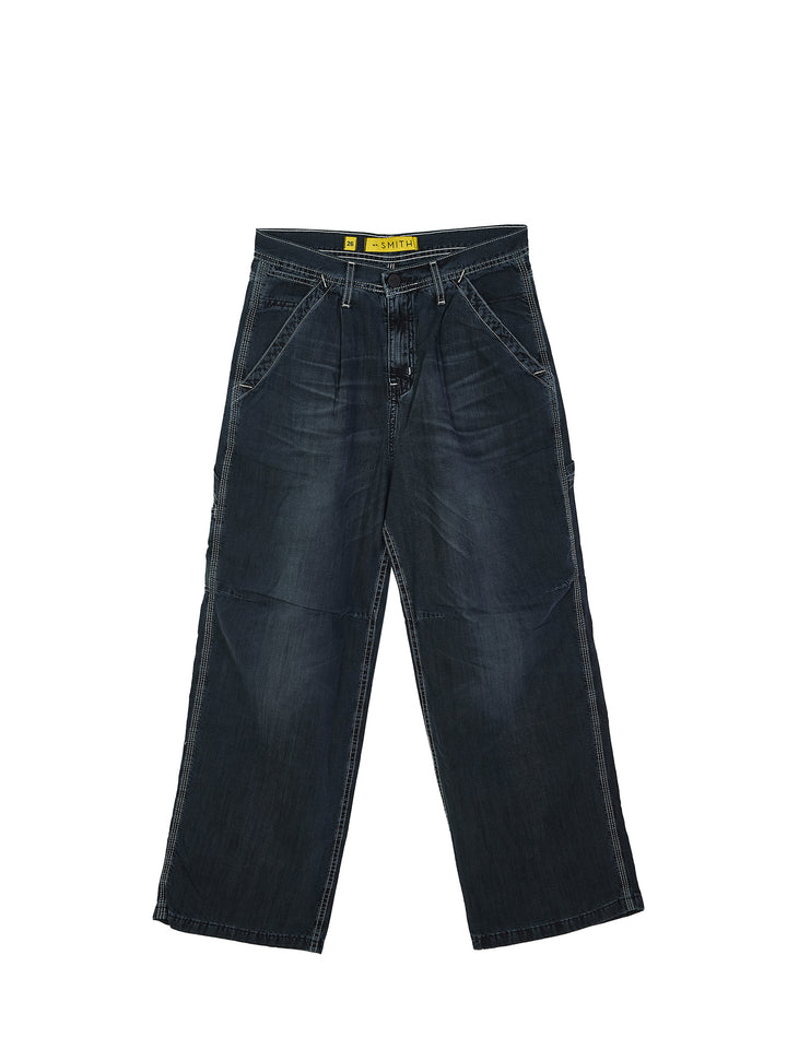 Carpenter low-rise wide-leg jeans