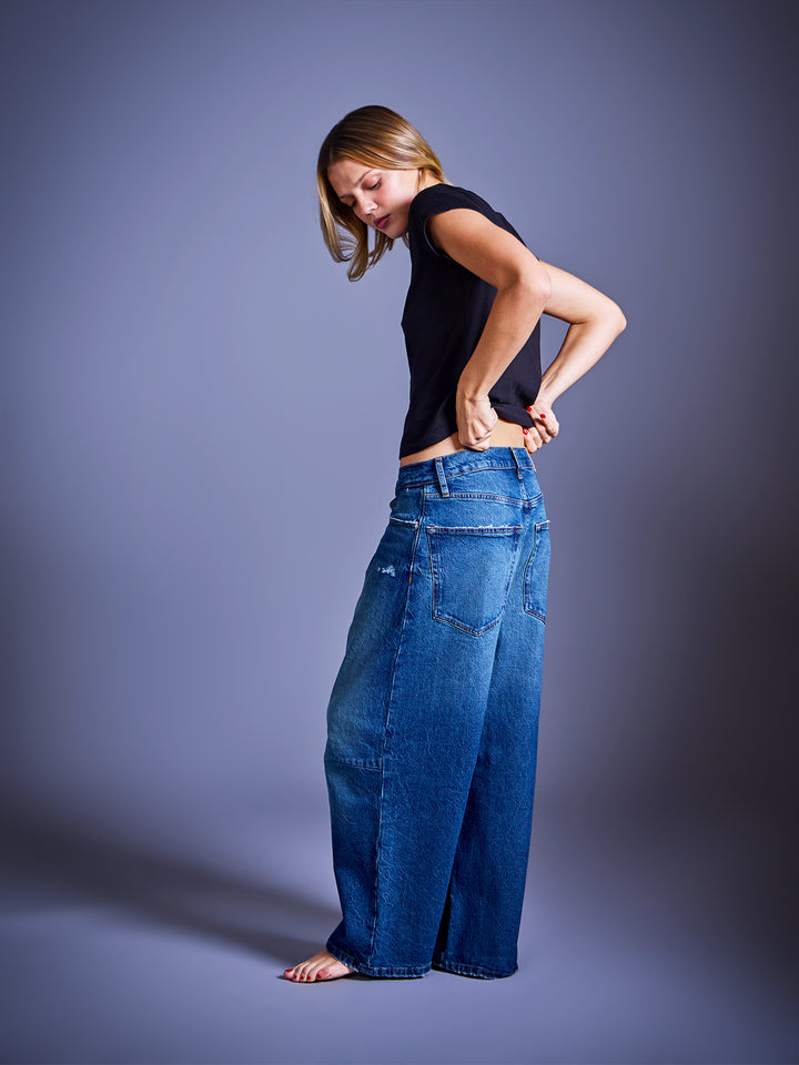 Horseshoe Mid-Rise Jeans