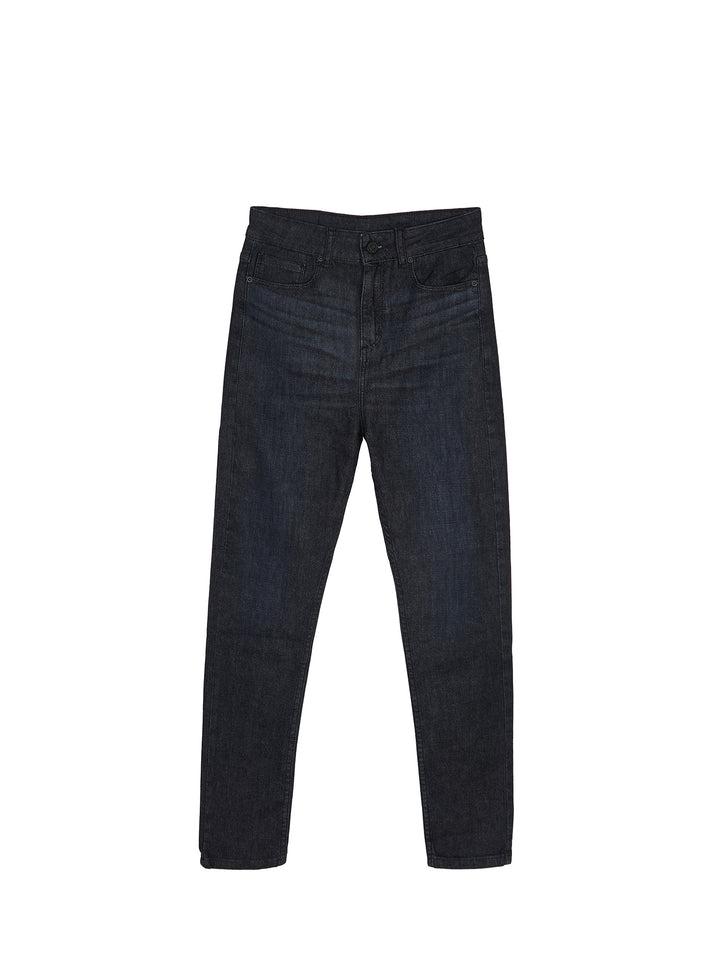Italian Denim High-Rise Skinny Jeans