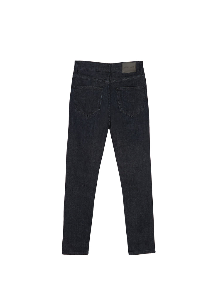 Italian Denim High-Rise Skinny Jeans