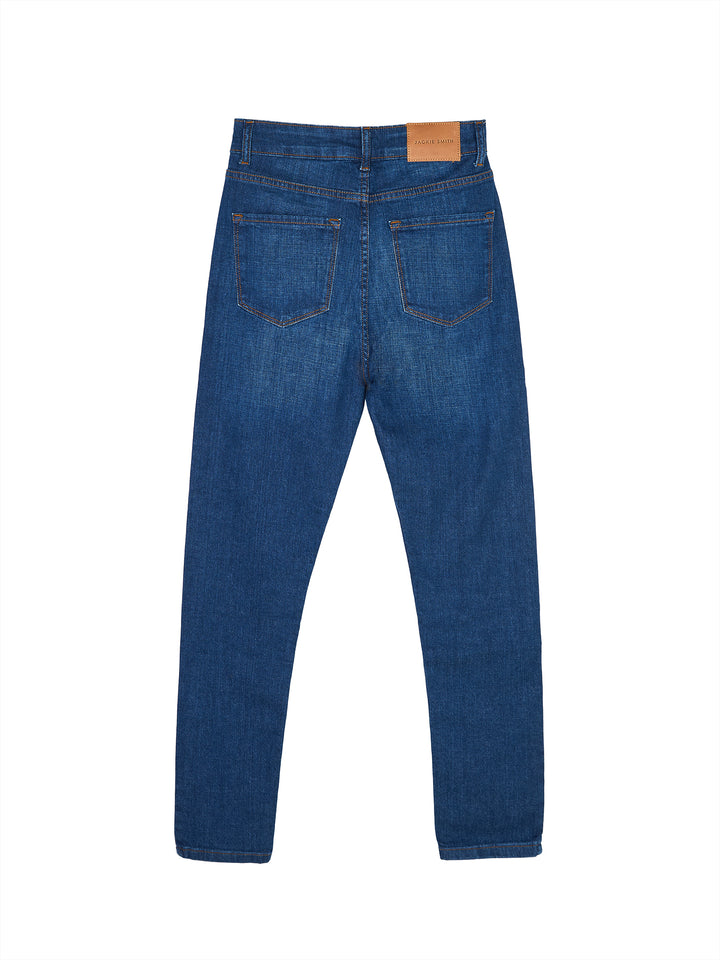 Italian Denim High-Rise Skinny Jeans