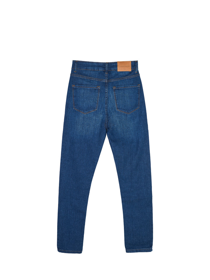 Italian Denim High-Rise Skinny Jeans