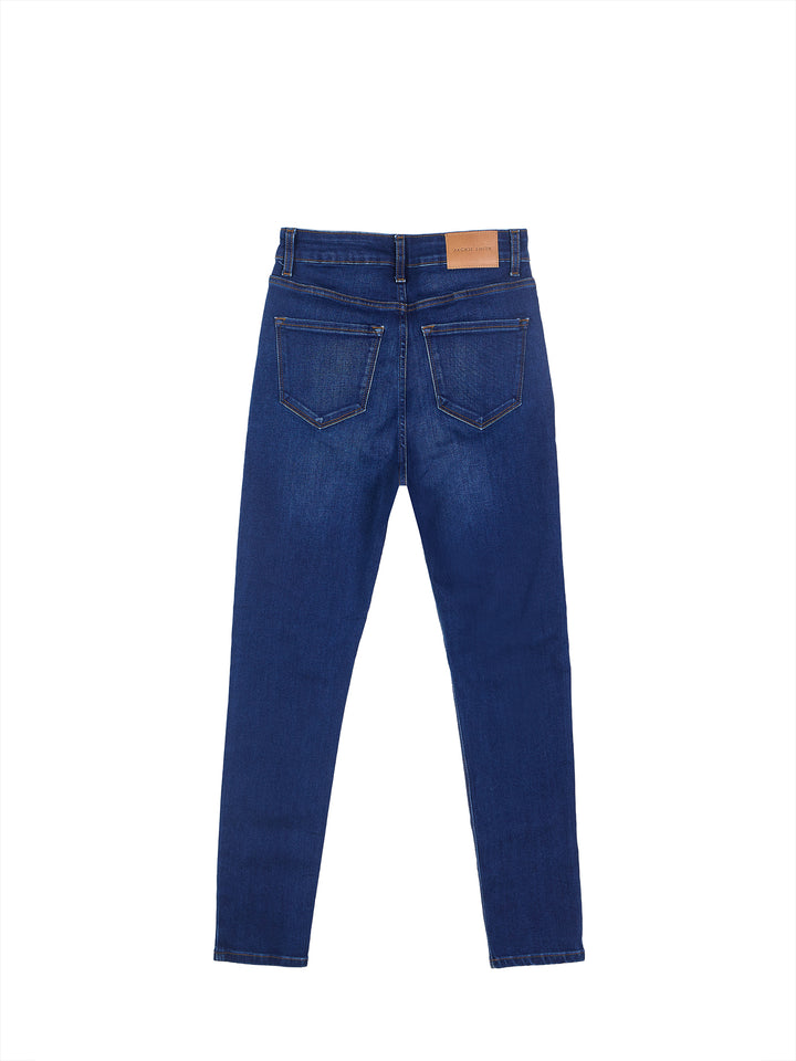 High-rise skinny jeans