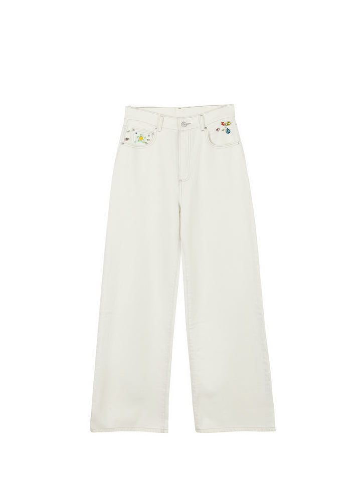 In Bloom Denim Pants