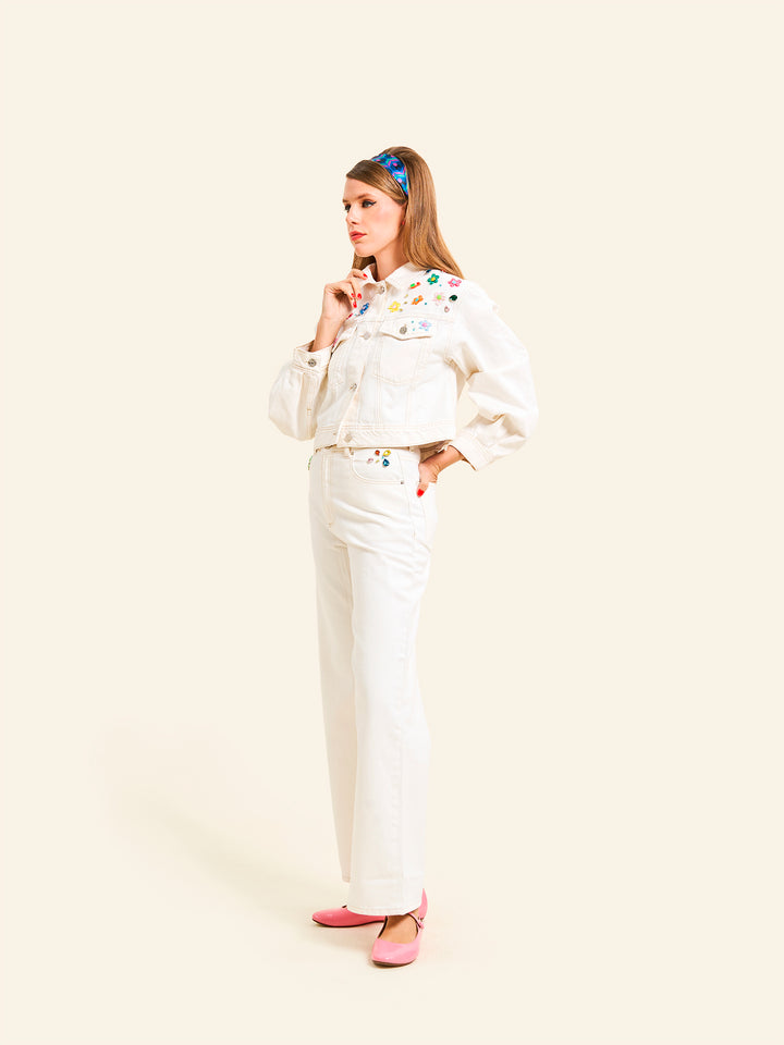 In Bloom Denim Pants