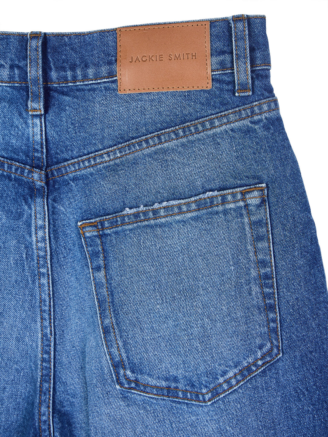 Relaxed high-rise wide-leg jeans