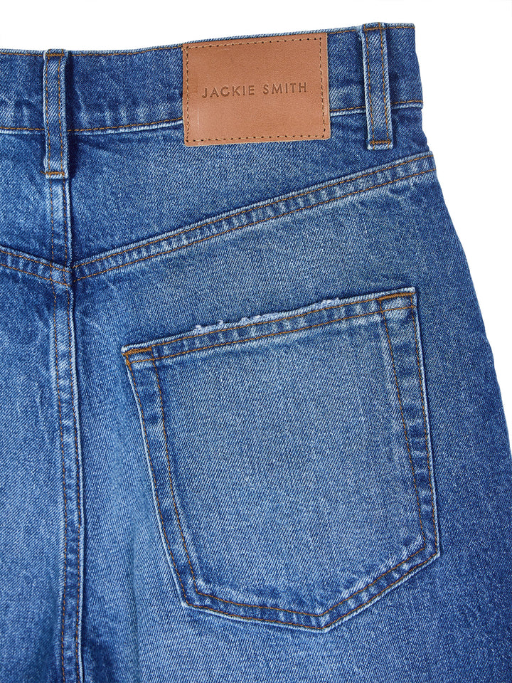 Relaxed high-rise wide-leg jeans