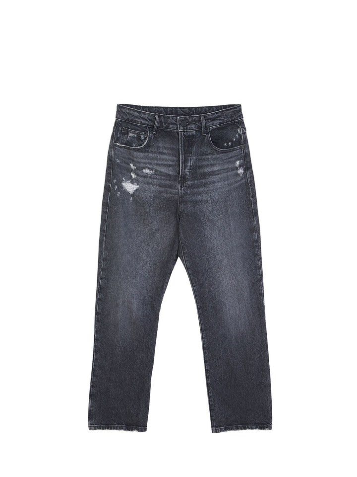 Snapshot Distressed High-Rise Jeans