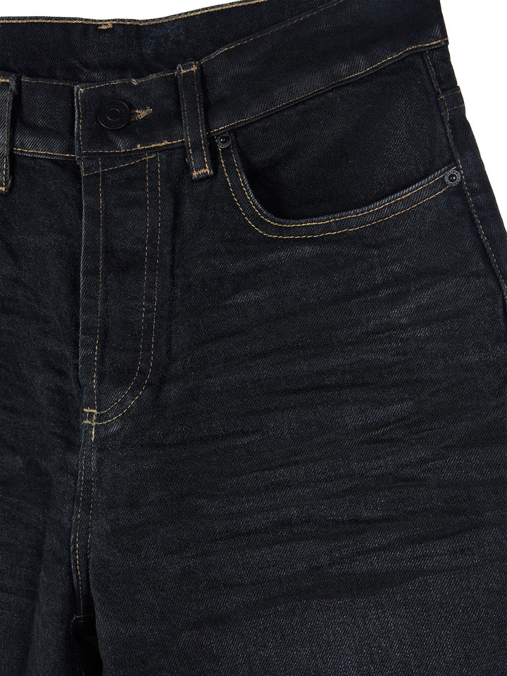 Mid-Rise Wide Leg Jeans