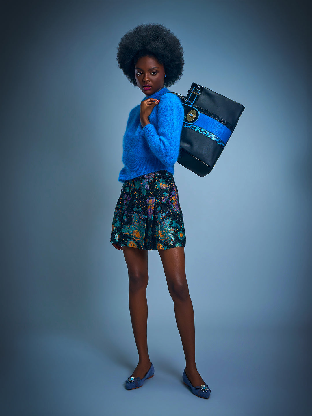 French Tissue Mini Skirt