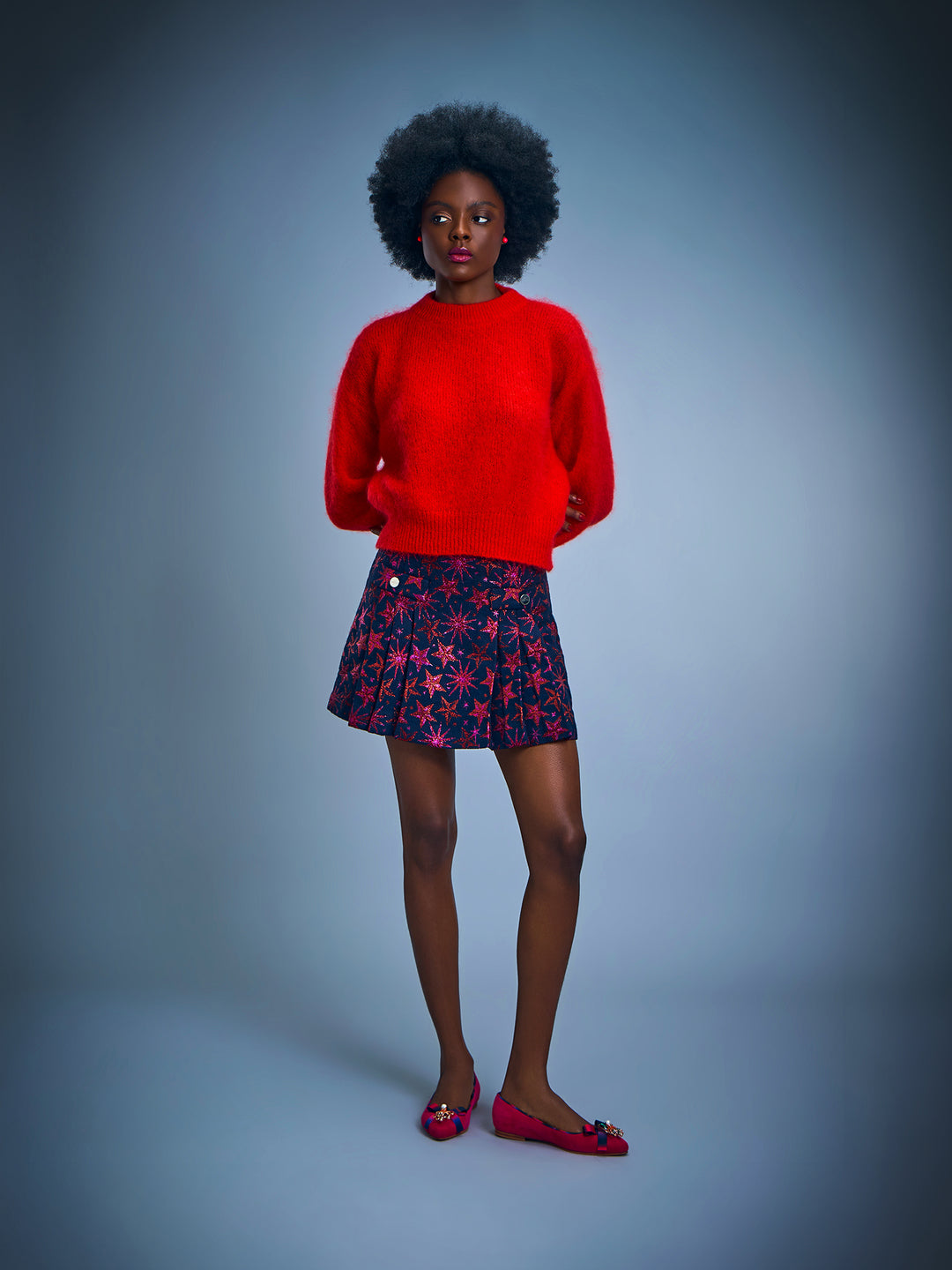 French Tissue Mini Skirt