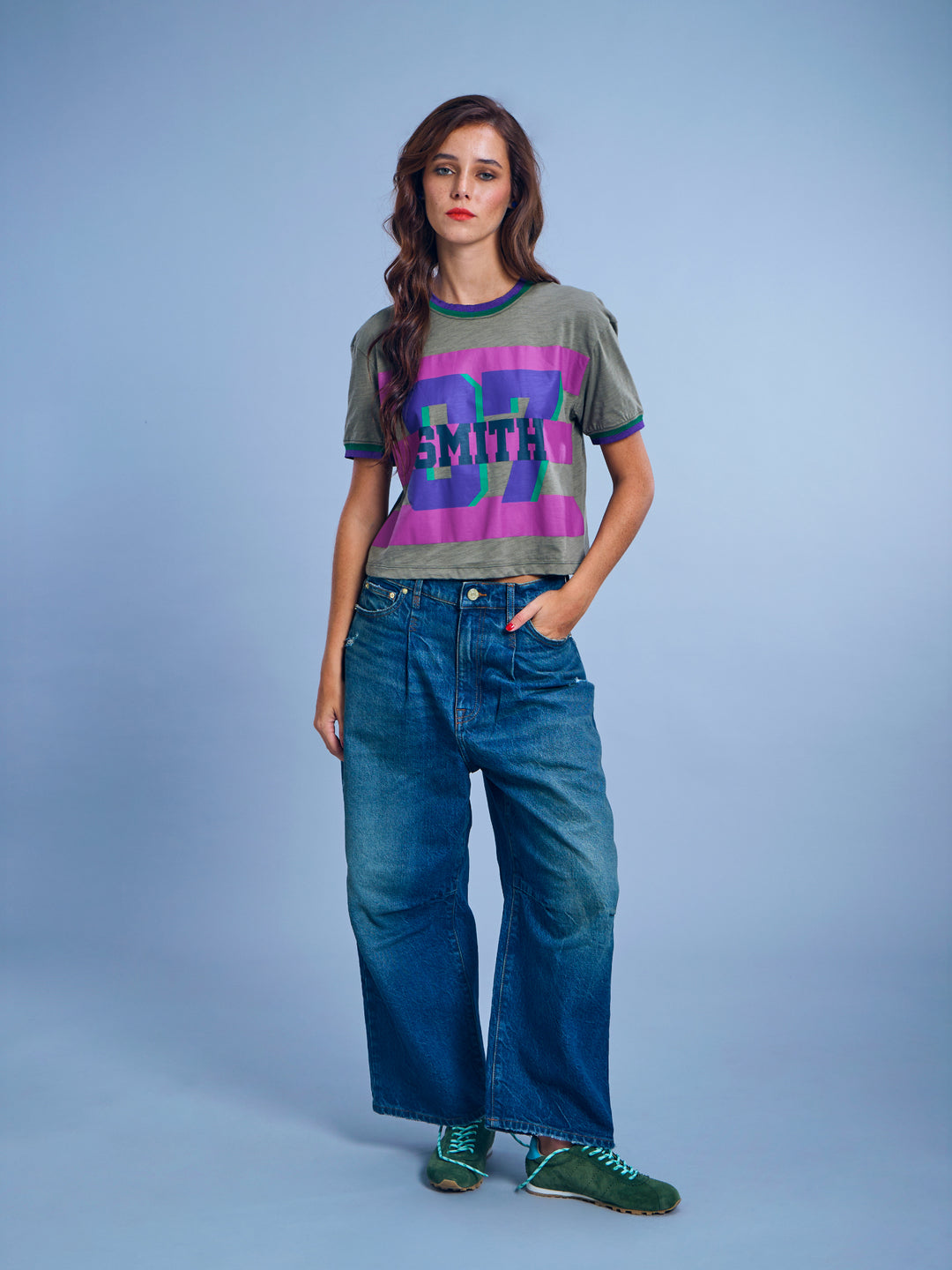 Varsity 07 Cropped T-shirt