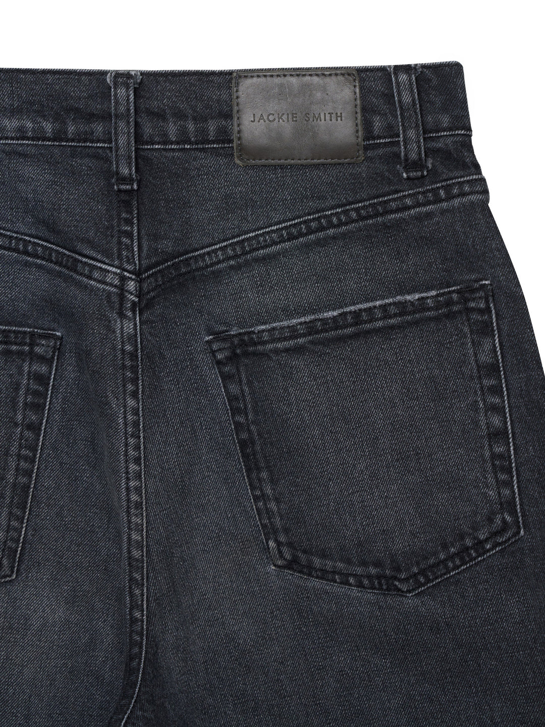 Distressed Denim Knee-Length Shorts