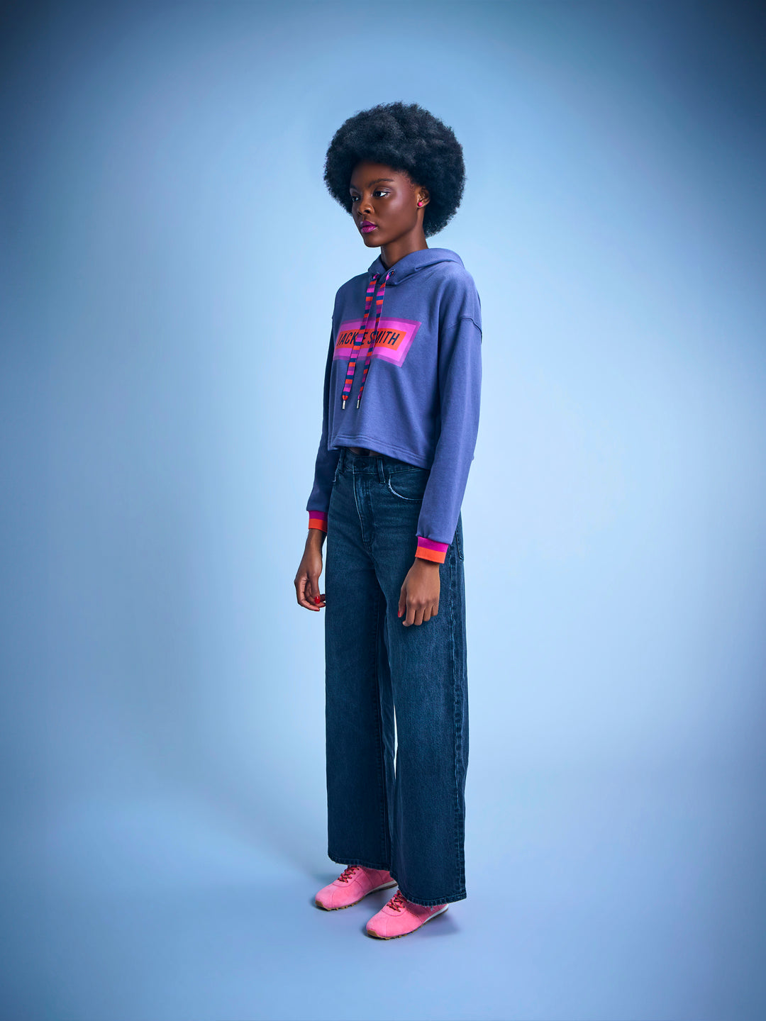 Type Cropped Sweatshirt