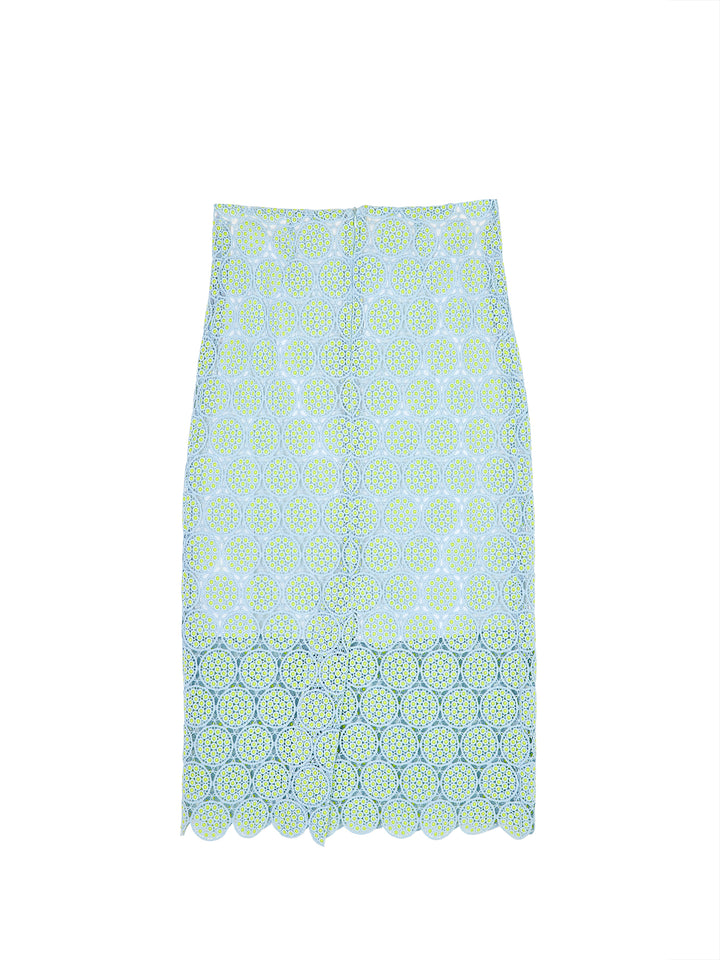 Linda French Guipure Midi Skirt