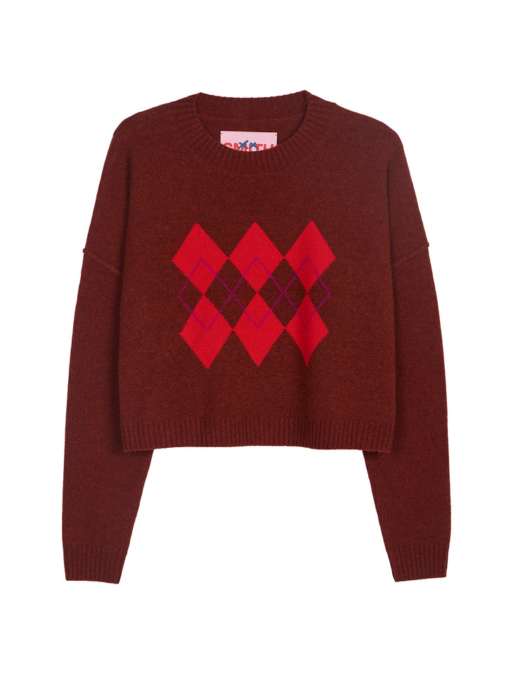 Dancing Kites Cropped Sweater